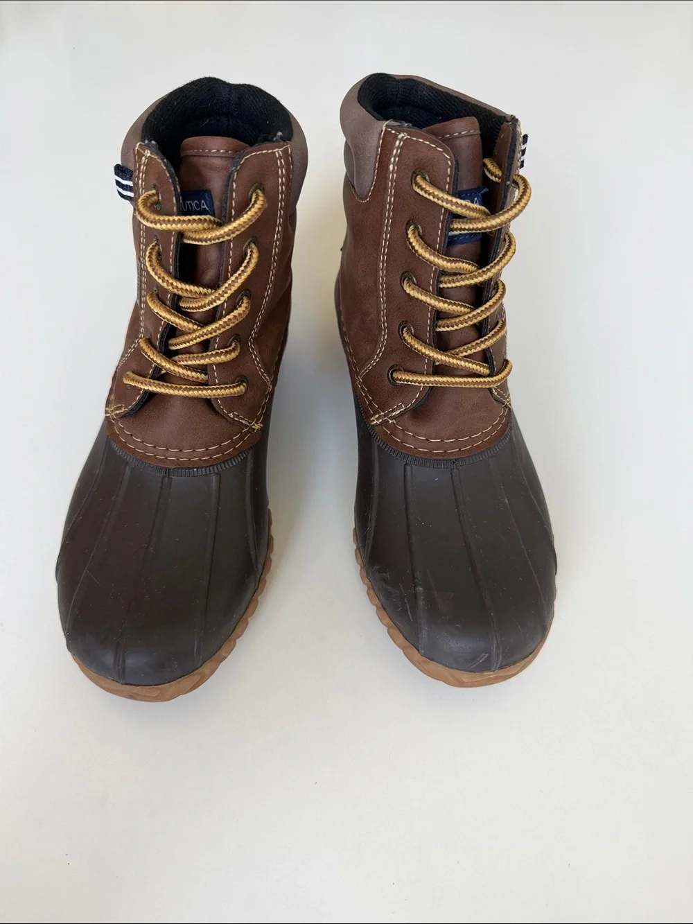 Nautica duck boots size 3